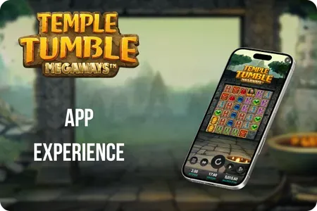 Temple Tumble Megaways mobile play on smartphone
